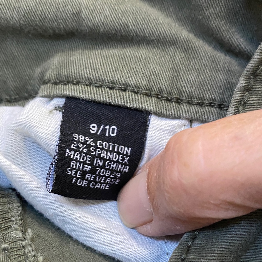 Rue21 Olive Cargo Jogger Pants Size 9/10 - Picture 5 of 5